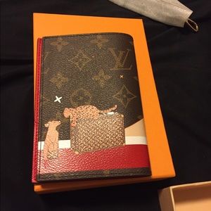 Louis Vuitton Wallet/Passport Cover (never used)